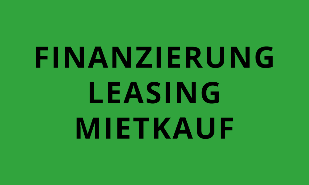 Finanzierung Leasing Mietkauf - Wagner Garten- und Kommunaltechnik GmbH in Gerlingen bei Stuttgart