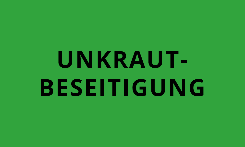 Unkrautbeseitung - Wagner Garten- und Kommunaltechnik GmbH in Gerlingen bei Stuttgart